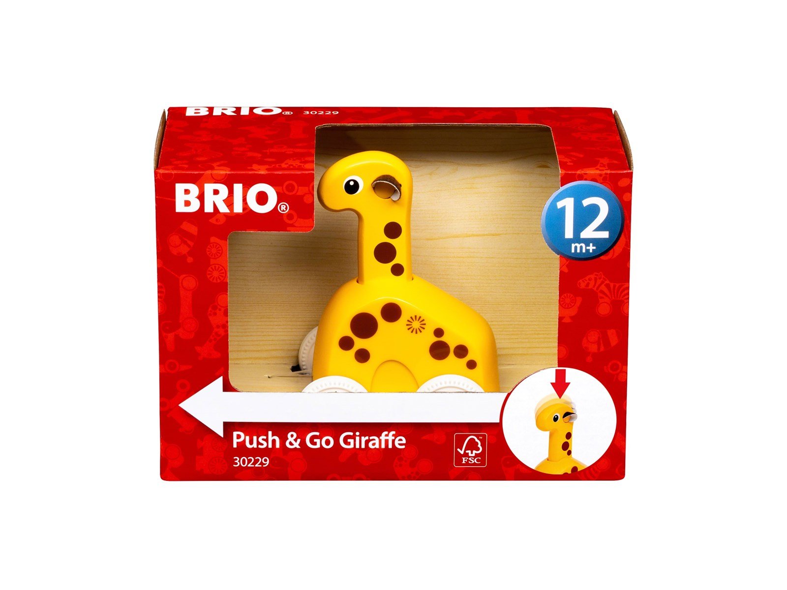 Brio Push & Go Giraffe Brio Push & Go Giraffe
